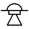Low-profile ground light or recessed fixture in profile